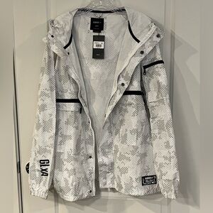 Glorious LxA Unisex Windbreaker Size XL Raincoat Rain Jacket Outdoor Hooded NWT